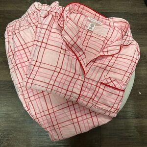 Victoria's Secret Pink Plaid Pajama Set